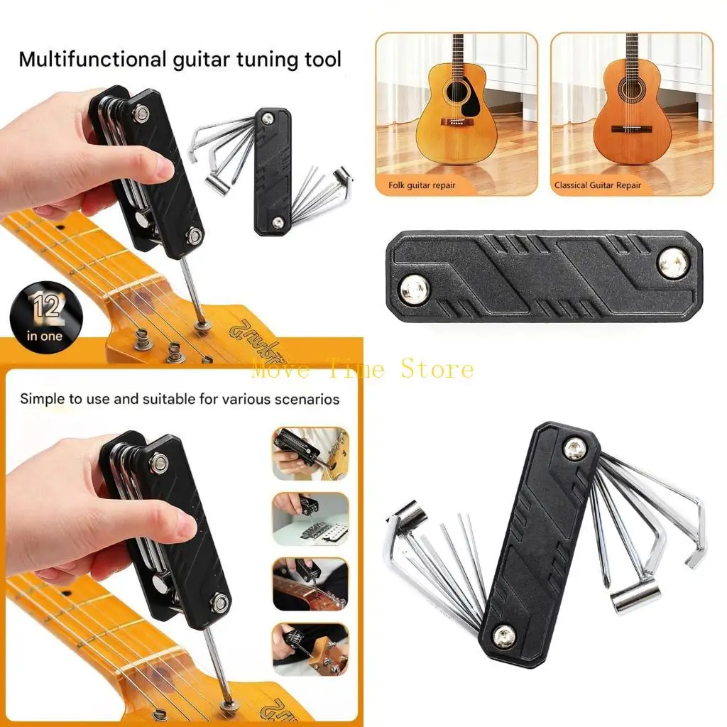 

92ME Guitar Adjustment Tool For Neck Rod Bridge Adjustment And String Tuning