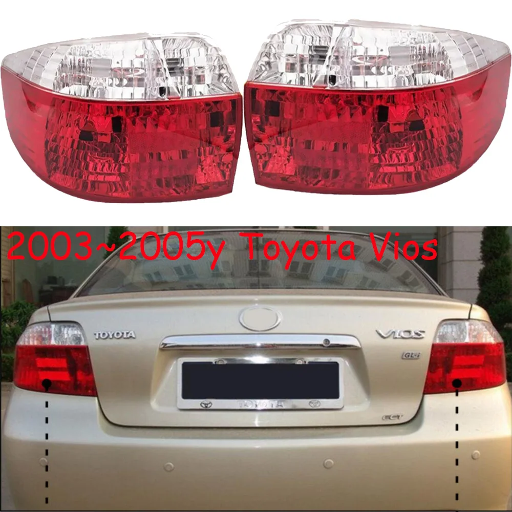 

1pcs car bumper tail light for Toyota Vios taillight Taillamp no bulb 2004~2005y car accessories for Toyota vios fog lamp