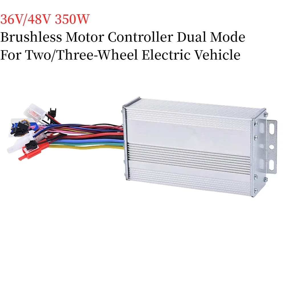 36V 48V 350W Mos Electric Bike Brushless Motor Controller Dual Mode Two Three Wheeled Vehicle E-Scooter Part