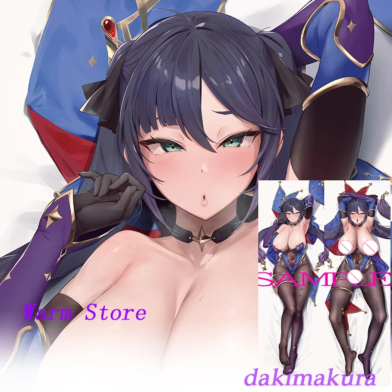 Dakimakura أنيمي عالم التنجيم منى Megistus على الوجهين طباعة بالحجم الطبيعي وسادة للجسم غطاء الفراش الهدايا
