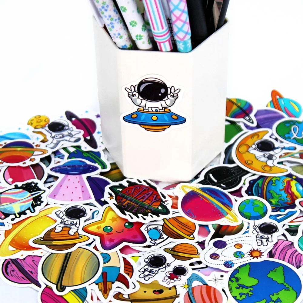 10/100 шт., милые наклейки в Корейском стиле