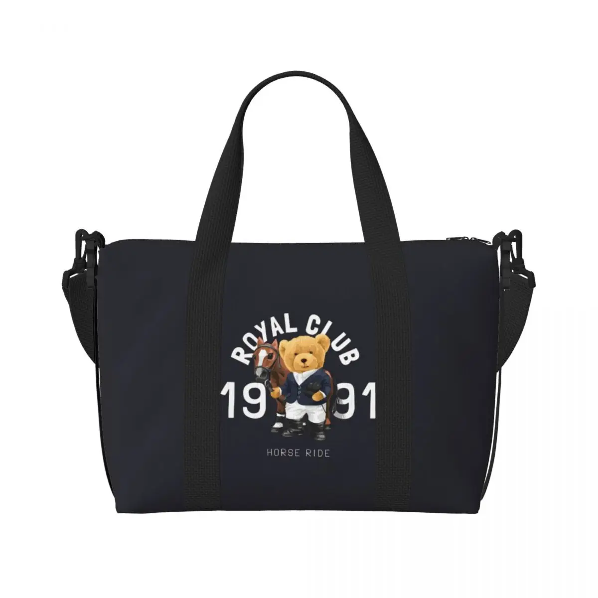 

Anime Bear Teddy Handheld and crossbody dual-use travel bag tote bag easy to handle various travel styles