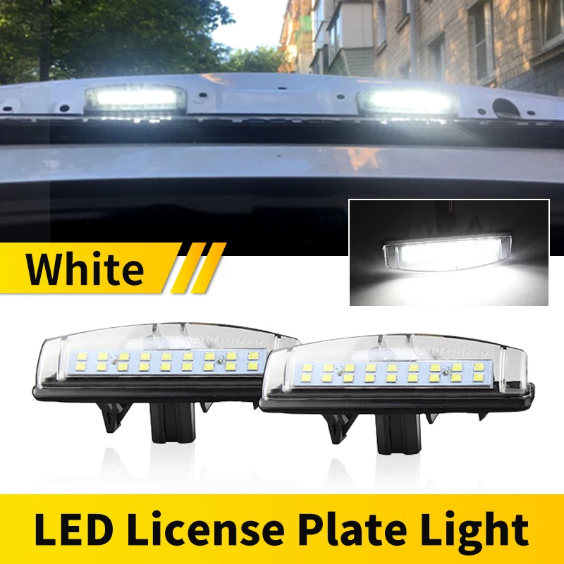 

2PCS Led Car License Plate Light Bulbs For Toyota Camry ACV40/GSV40 02-11 Prius 01-03 For Lexus IS200 IS300 ES300 ES330 LS430