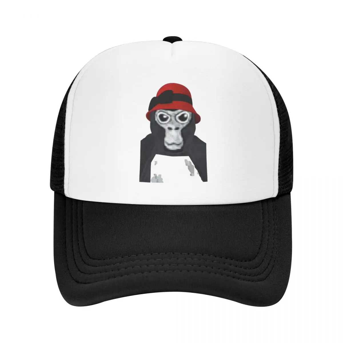 Gorilla Tag Monkey Cap Fashion Casual Mesh Baseball Caps Adjustable Hat Hip Hop Summer Unisex Baseball Hats Polychromatic