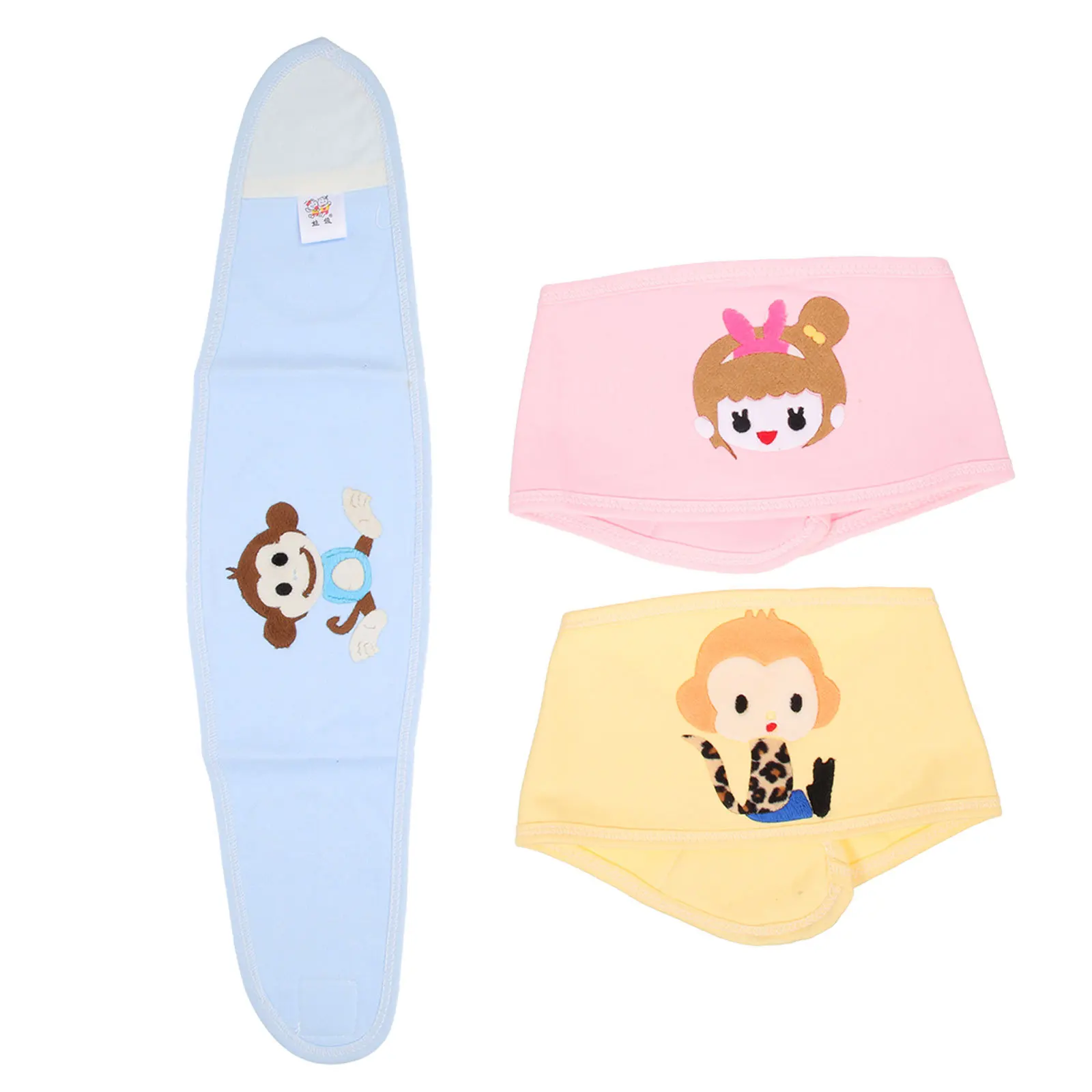3 pezzi fasce per cordone ombelicale per bambini fasce elastiche per pancia neonato in cotone protezione addominale cinture per ombelico per neonati resistenti al freddo