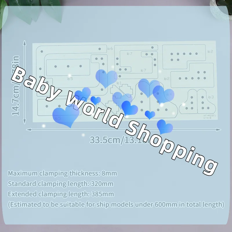 ชุดเครื่องมือประกอบโมเดลเรือโบราณ อุปกรณ์ยึดตัวถังเรือ คลิปหนีบสำหรับโมเดลเรือ ตัวช่วยยึดตัวถังเรือแบบ DIY
