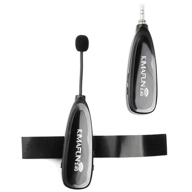 2.4G Auto-pairing Wireless Omnidirectional Flute Microphone Clarinet Harmonica Piccolo 2.4G Mini Flute Microphone Instrument