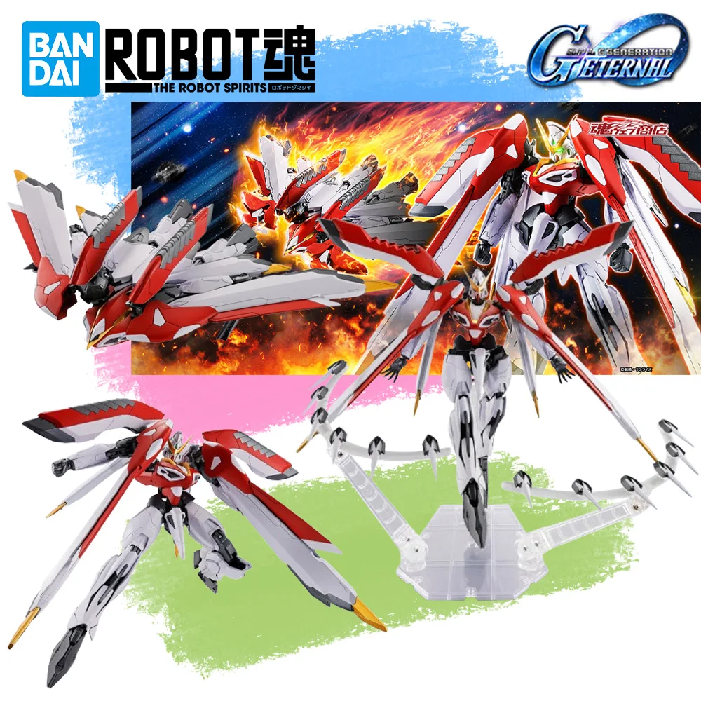 En Stock genuino BANDAI ROBOT SPIRITS SD Gundam G generación Phoenix Gundam figura Anime modelo de acción de juguete