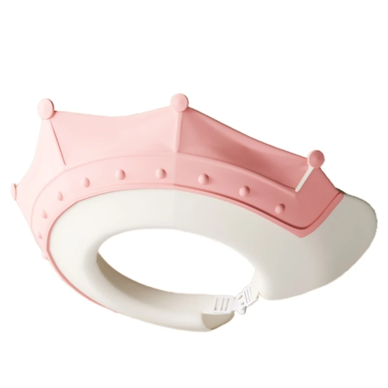  Waterproof Baby Shower Cap Adjustable Headband For Ear protect Soft Toddler Bath Accessory
