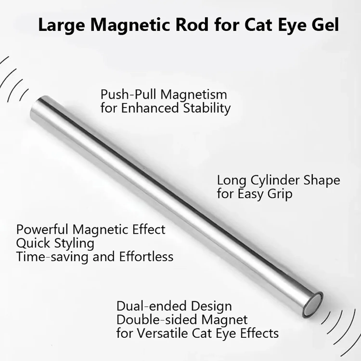 Cat Eye Nail Magnetic Stick Cylindrical Magnet for Cat Eye UV Gel Polish Snowlight Glitter Effect Tools Manicure Design Tool image 4