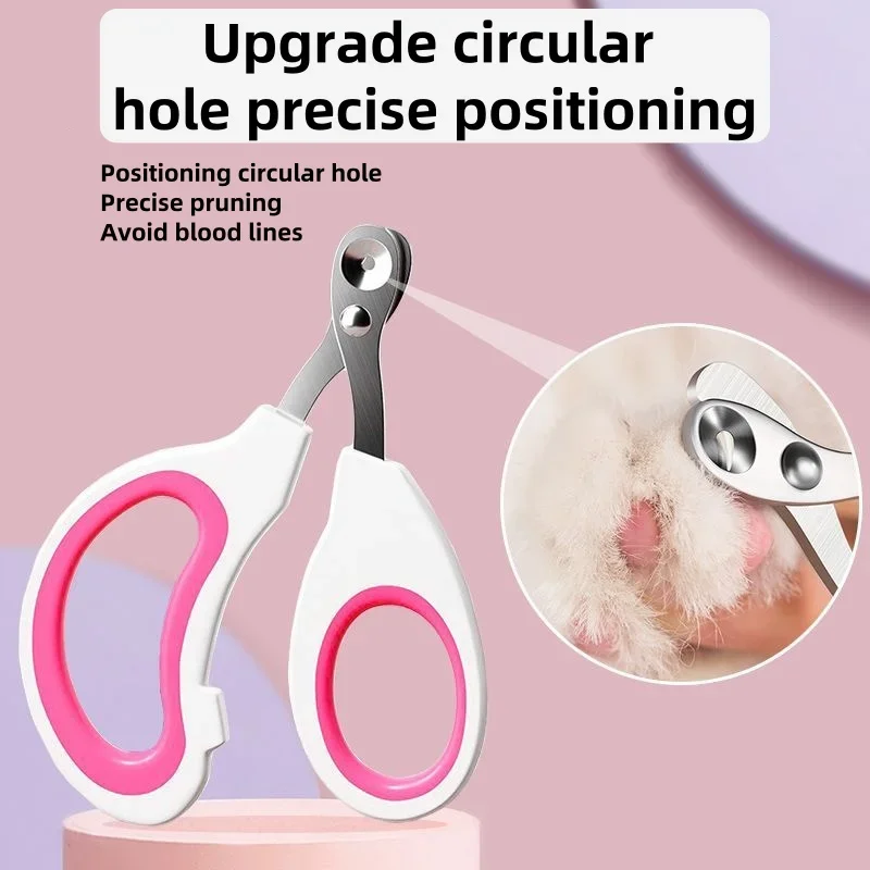 NEW Pets Professional Cat Nail Clippers for Small Cat Dog Stainless Steel Puppy Claws Cutter Pet Nail Grooming Clippers Trimmer