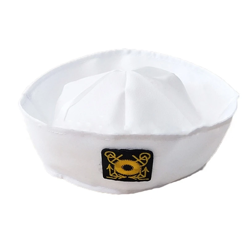 Marine Captain Military Hats White Captain Hat Marine Fancy Cosplay Hat for Promotions Dropshipping