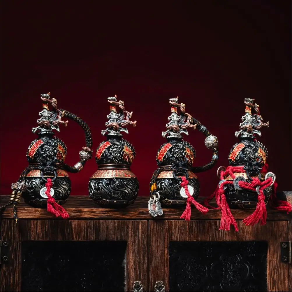 2026 Hot Sale Sword and Gourd Table Ornament Original Sword and Gourd Base, Dao Series Handle, Study Desk Decoration Bracket