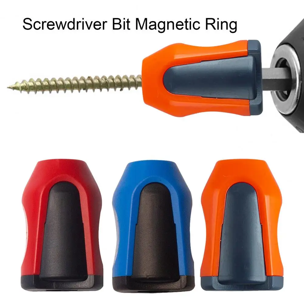 1/3Pcs Magnetic Screw Ring Holder Screwdriver Head Magnetic Ring Screwdriver Driver Bits Magnetizer Household Tool