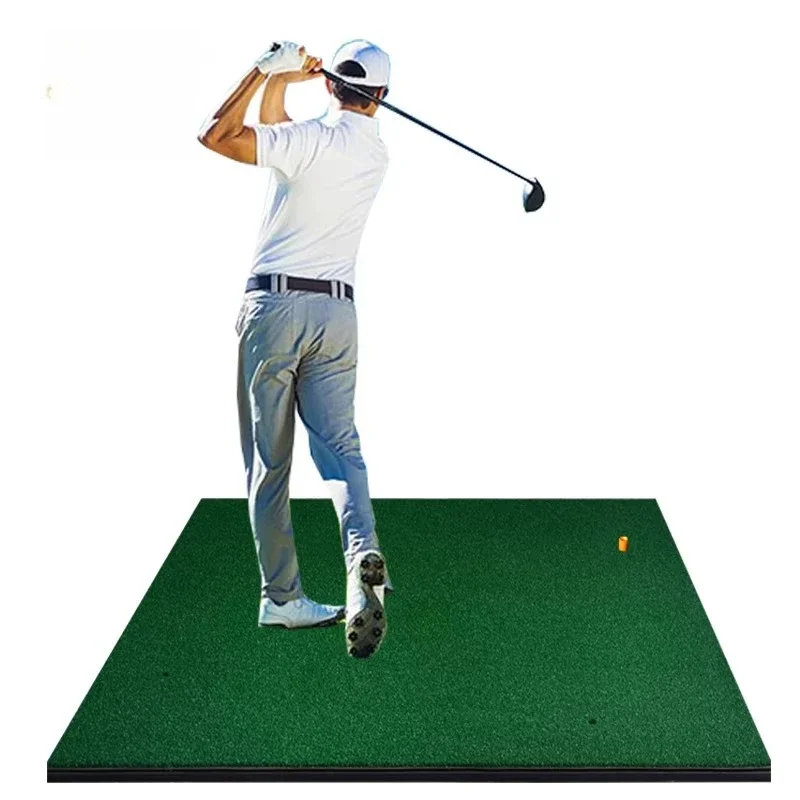 Wholesale Standard Nylon Turf Golf Range Mat Hitting Mat for Driving Range Backyard Screen Simulator Tee Insert