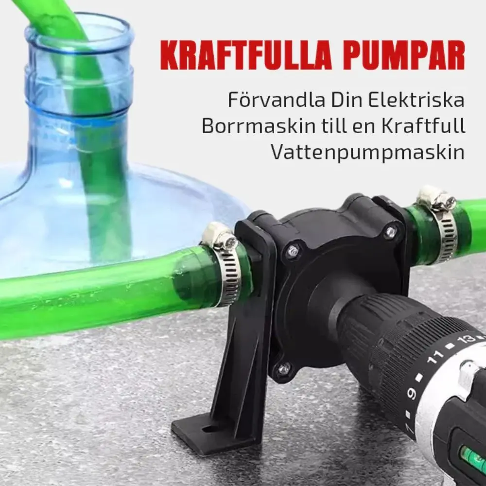 Mini Domestic Water Pump Centrifugal Pump Self-Priming Handheld Electric Drill Water Pump Outdoor Garden Tool