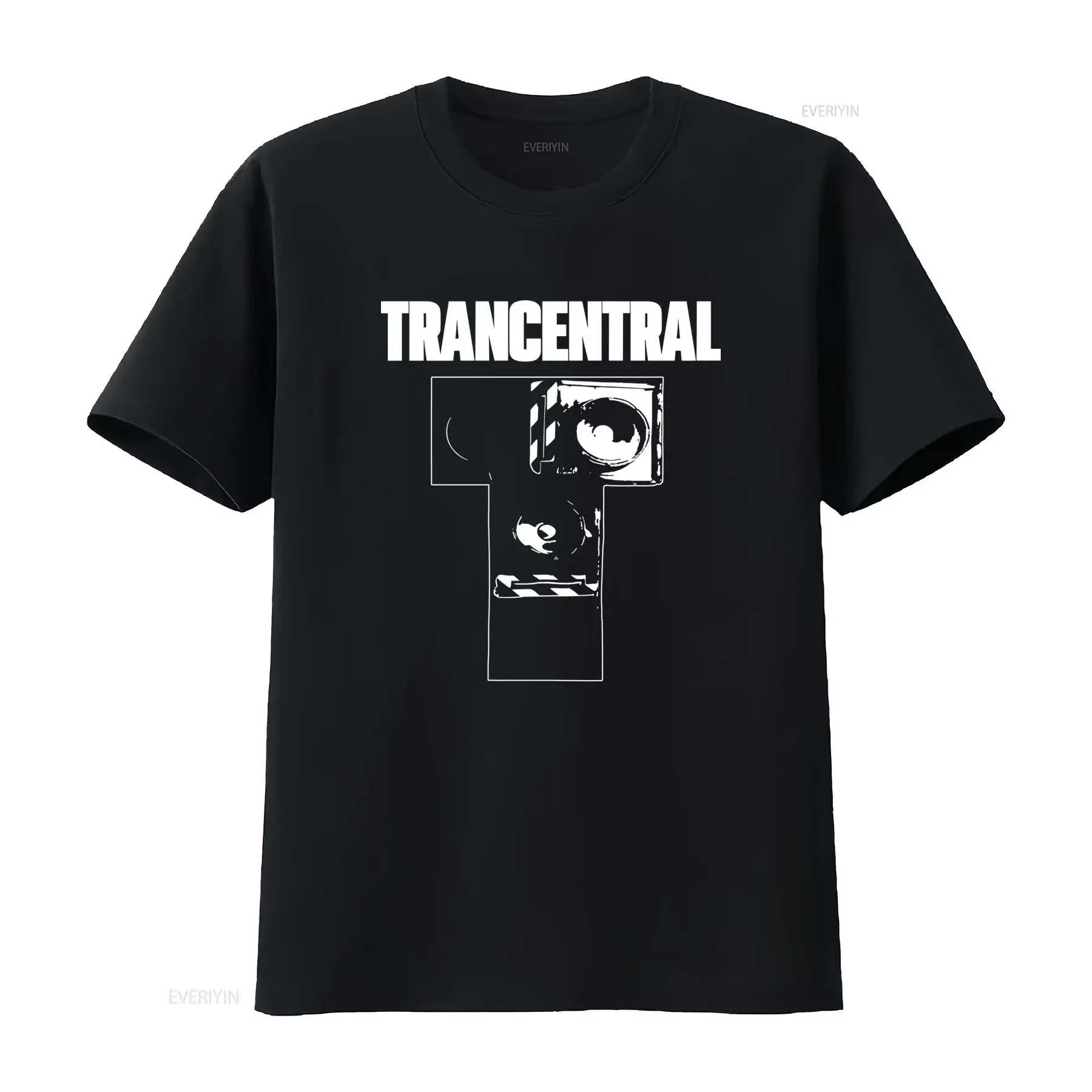 T shirt Klf Classique Taille S à 3XL Col Rond Décontracté Tissu Légèrement Extensible Motif Imprimé Parfait pour vintage