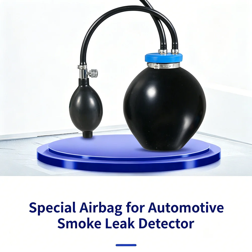 12V Automotive Smoke Leak Detector Inflatable Bladder Tester Car Vacuum EVAP Leak Diagnostic Repair Tool