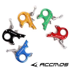 3 or 4-Finger Stainless Steel Archery Grip Caliper Release Aid Thumb Handle caliper Dispenser for Compound bow Hunting Shooting