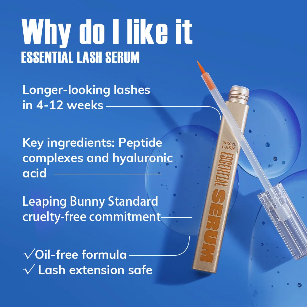 Fast Eyelash Growth Serum Natural Eyelashes Enhancer Longer Thicker Eyebrows Lift Essence Fuller Lashes Eye Care Korean Cosmetic