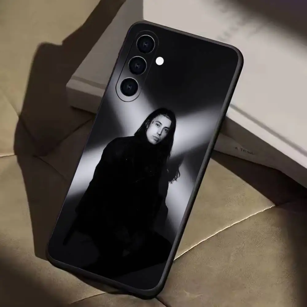 R-Ronnie Radke Singer Rapper Phone Case For Samsung Galaxy A73,A72,A71,A70,A53,A52,A51,Soft Silicone Black Cover