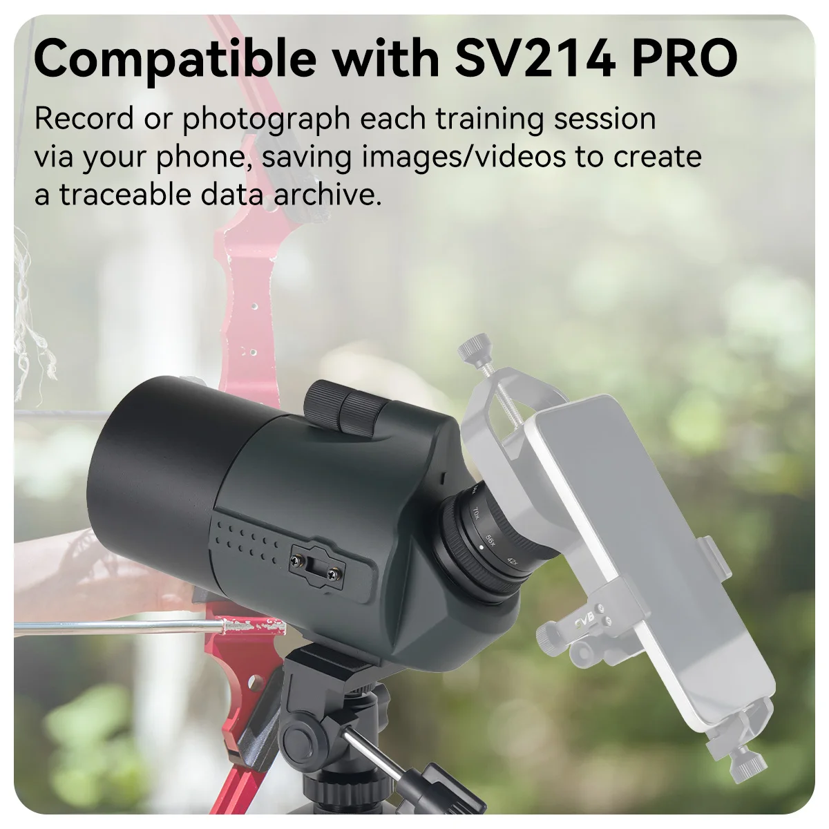 Svbony SV41Pro 28-84x80 Mak Teleskop-Spektiv mit Finder oder Kamera. Leistungsstarke wasserdichte FMC-Camp-Ausrüstung für die Sternenbeobachtung – Detail 15