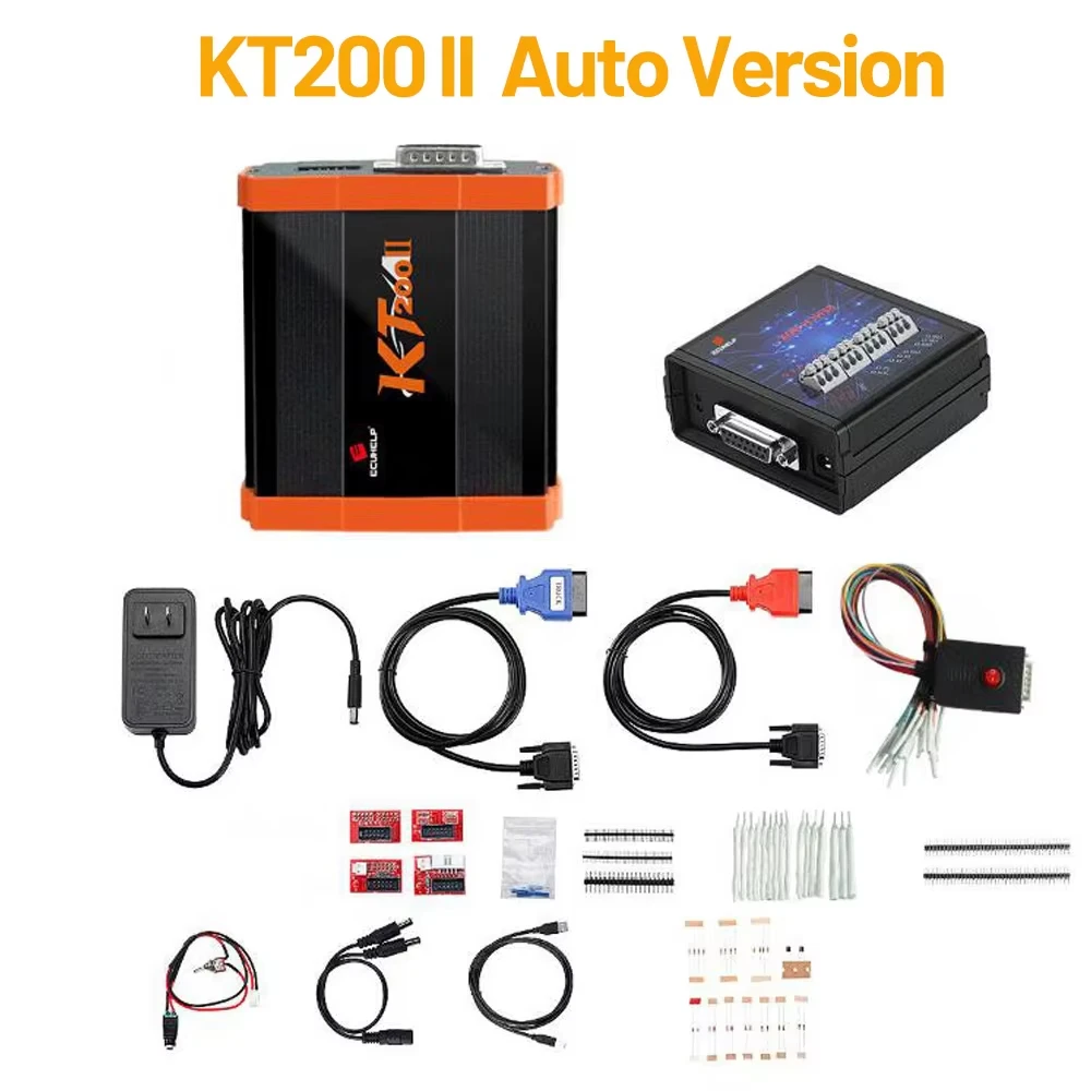 NEW Full Version KT200 II TCU ecu programmer master with Offline Workstation Get Free BDM JTAG Solder-free Adapter Chip