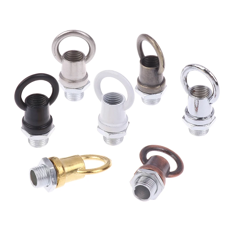 Retro Zinc Alloy Light Hook 10MM Thread M10 Antique Vintage Metal Ceiling Rose Light Base Chandelier Hook Light Adapter Fitting