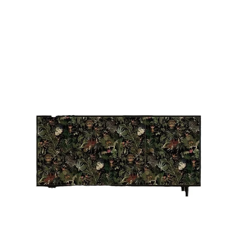 

Modern simple casual home solid wood printing cabinet dining side cabinet light luxury living room kitchen storage porch cabinet