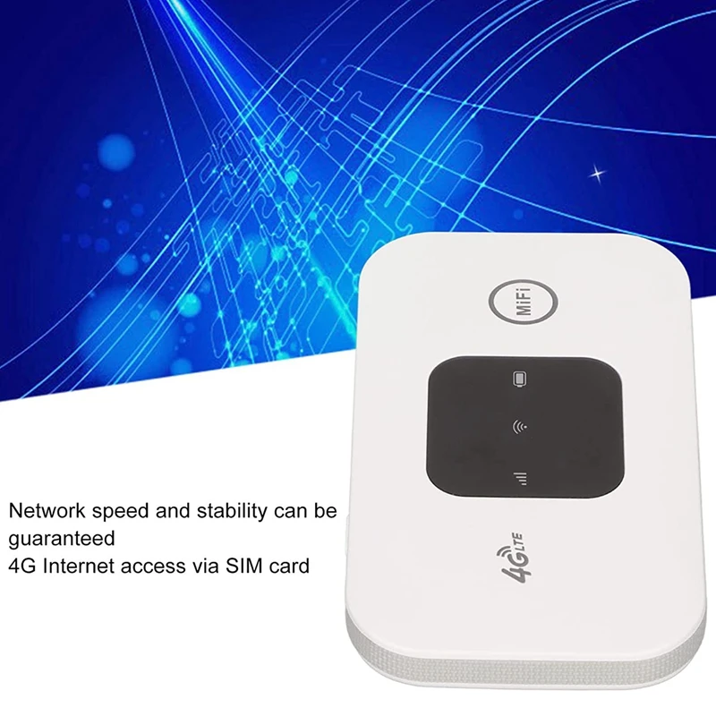 Punto de Acceso de Internet portátil 4G Lte, enrutador Wifi inalámbrico, compatible con 8 a 10 usuarios, enrutador inalámbrico 4G para el hogar y la Oficina