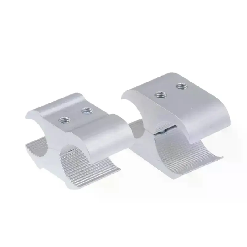 Universal Aluminum Alloy Pipe Clamp for Wheelchair Frames, Quick-Install & Heavy-Duty Safety Connector