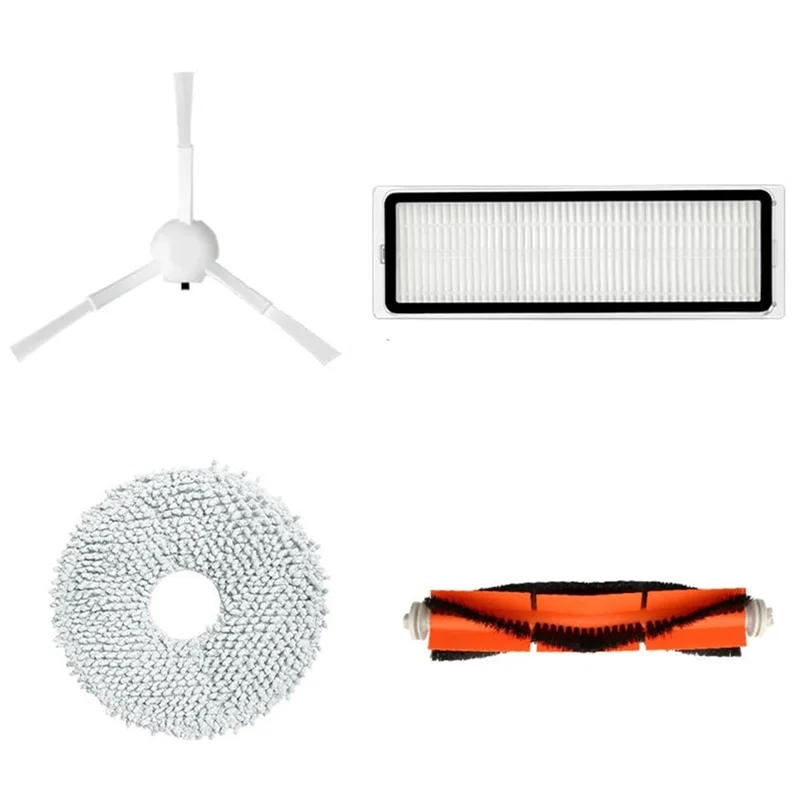 

ABGH-Replacement Parts For Dreame Bot L10S Ultra Robot Vacuum Cleaner Main Side Brush HEPA Filter Mop Cloth Pad Dust Bags