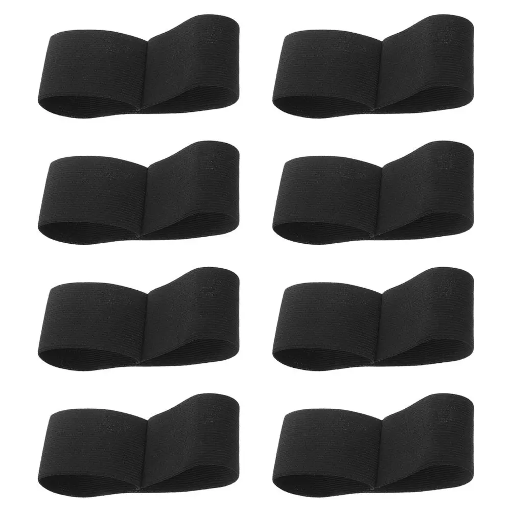 

8Pcs Black Elastic Adjustable Memorial Mourning Armbands for Funeral Football Basketball Running Sports Arm Bands Black Football