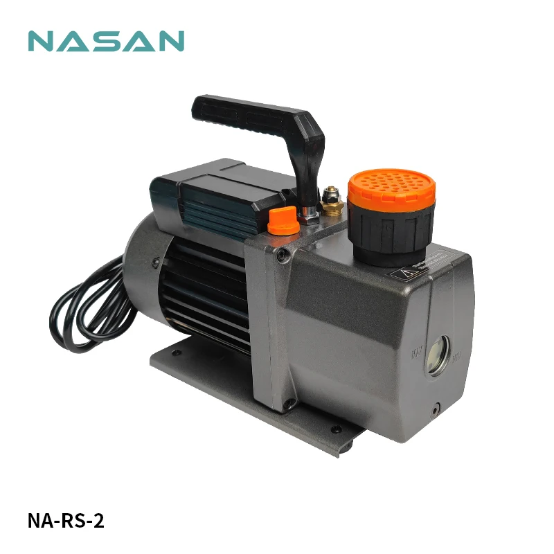 NASAN NA-RS2 AC110V/220V 3 CFM Vacuum Pump 5Pa-101Kpa Pressure Air Displacement Vacuum Pump For LCD Laminating Machine Special