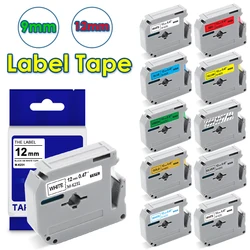 9/12mm MK-231 Label Compatible for Brother M-K231 MK 231 MK-131 MK-431 MK-531 MK-631 MK-221 MK Tapes for Brother P-Touch Printer