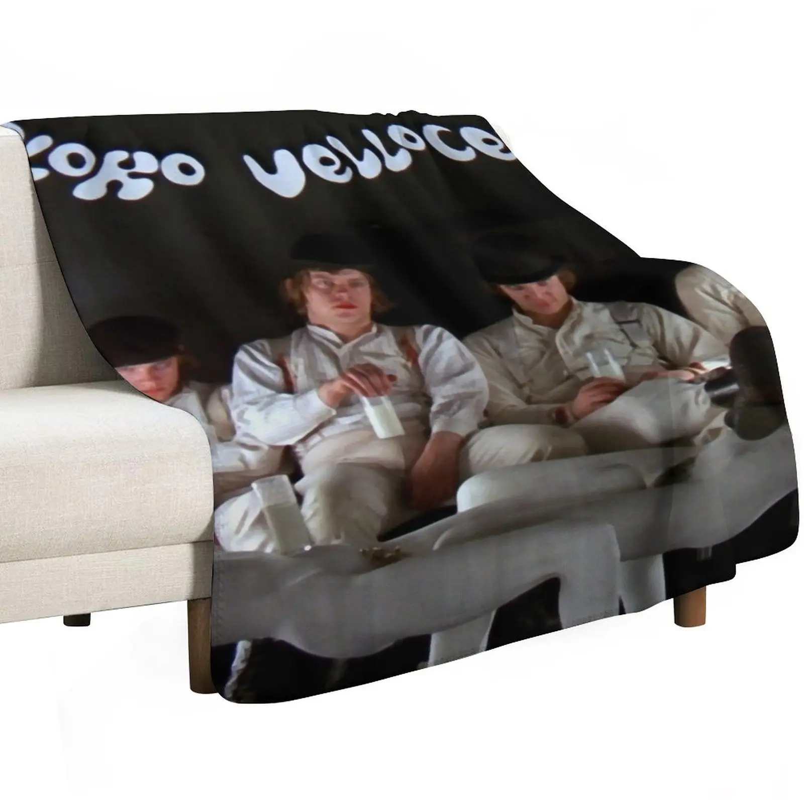 Moloko Vellocet Throw Blanket Hairy Fashion Sofas Kid'S cosplay anime Plaid on the sofa Blankets For Bed Blankets