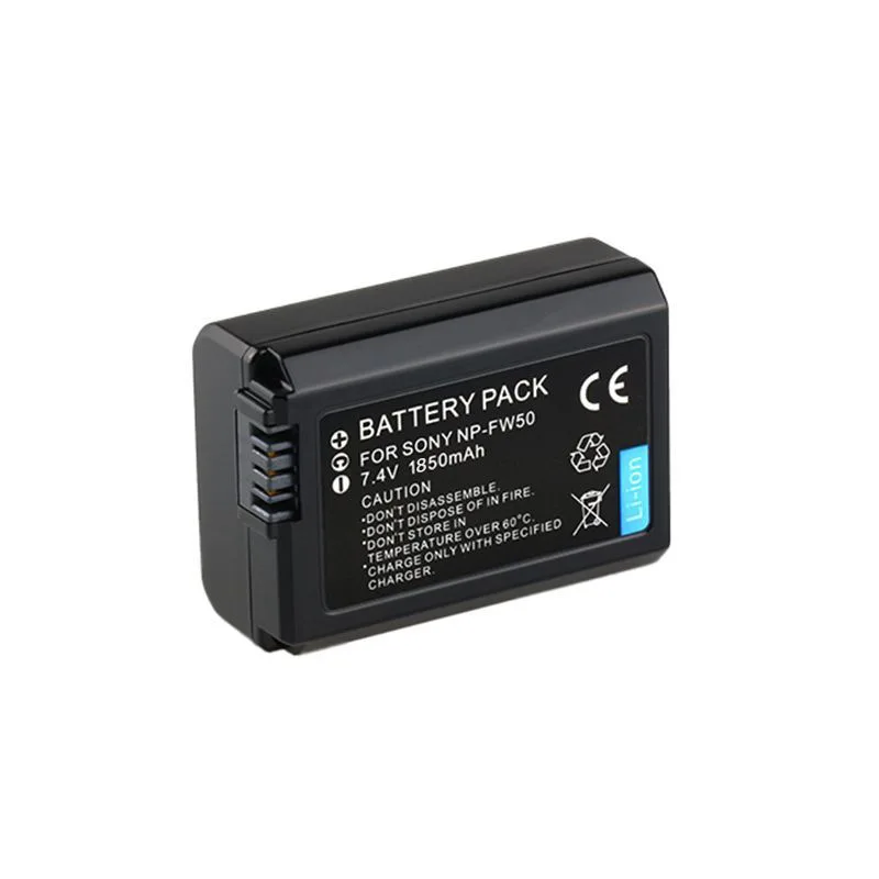 

Premium Quality NP-FW50 Battery Pack with Overcharge Protection For Sony Alpha A6400 A6100 A6000 A7M2 A7R2 ZV-E10 Camera