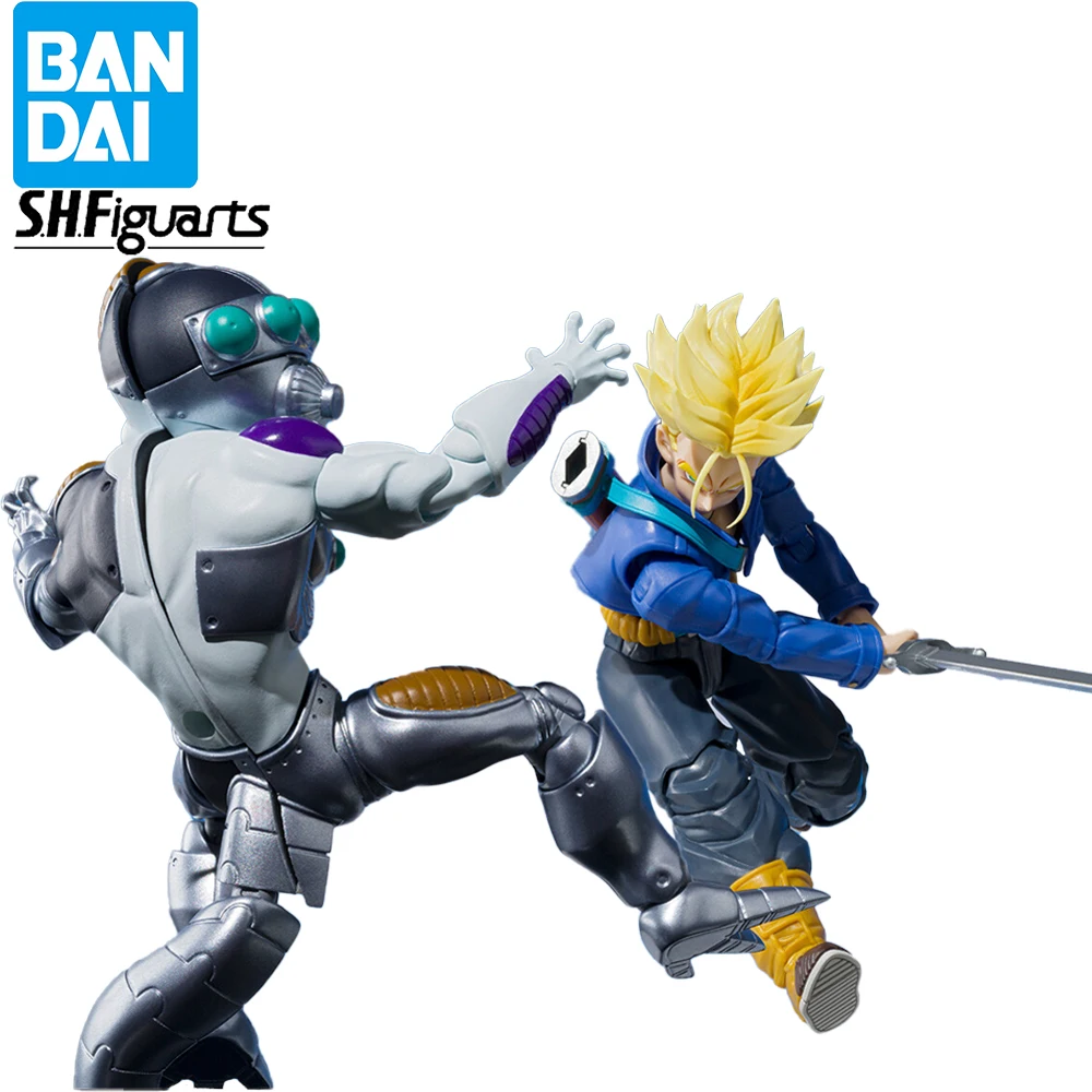 

Stocked Bandai Original S.h.figuarts Dragon Ball Z Mecha Freezer Future Trunks Collection Model Toys Anime Action Figures Gifts