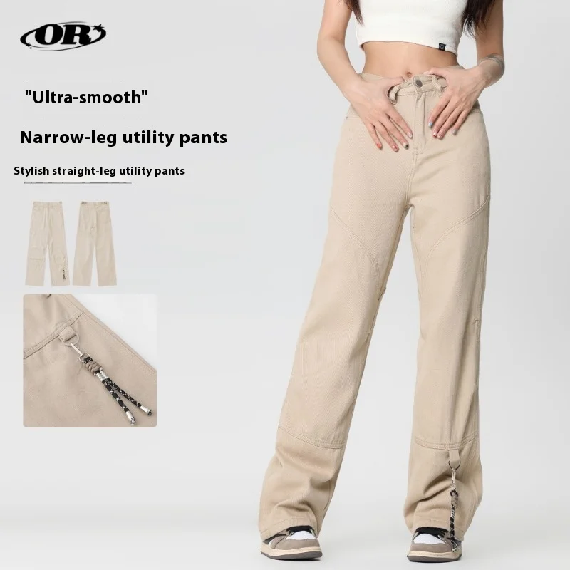 

Женские хлопковые брюки-карго OR FL American High Street Vibe 100, универсальные женские брюки-карго Y2k с дизайном для поездок на работу