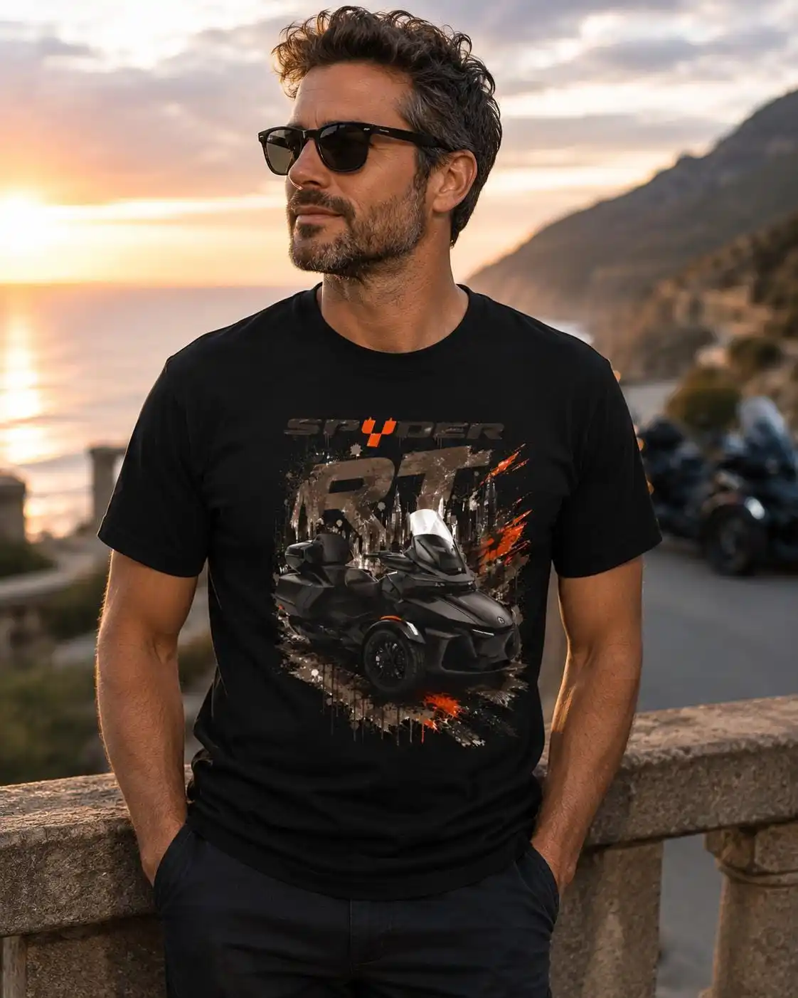Spyder RT T-Shirt - Three Wheel Touring Gear Tee Shirt