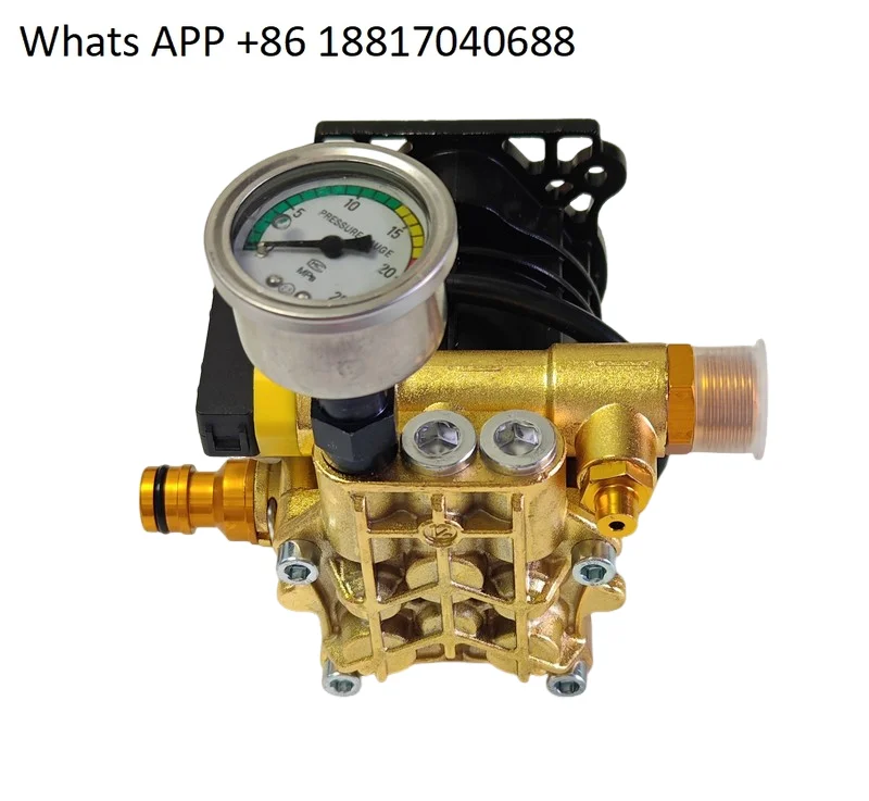 

Gear without pressure regulator 12 high pressure plunger pump washer air conditioner cleaning portable