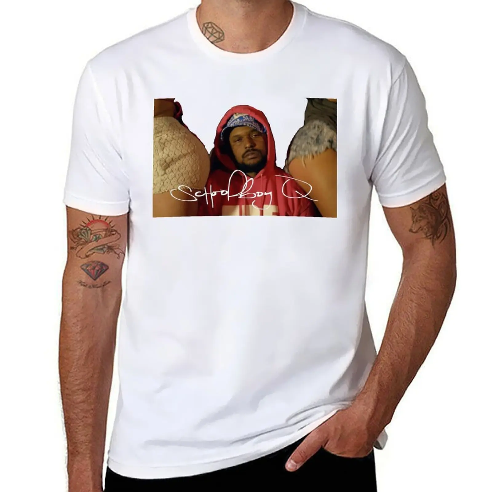 

Schoolboy Q T-Shirt anime tshirt t shirt man casual T-Shirt