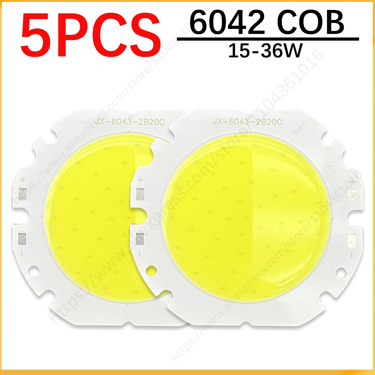 15W 18W 20W 24W 30W 36W Led Chip Matrix Led Cold White Warm White Led Module COB Integrated Light Beads For Floodlight Spotlight