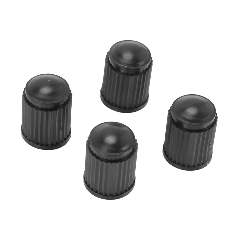 100Pcs Plastic Bike Bicycle Valve Dust Caps Car Van Motorbike Tyre Tubes Black