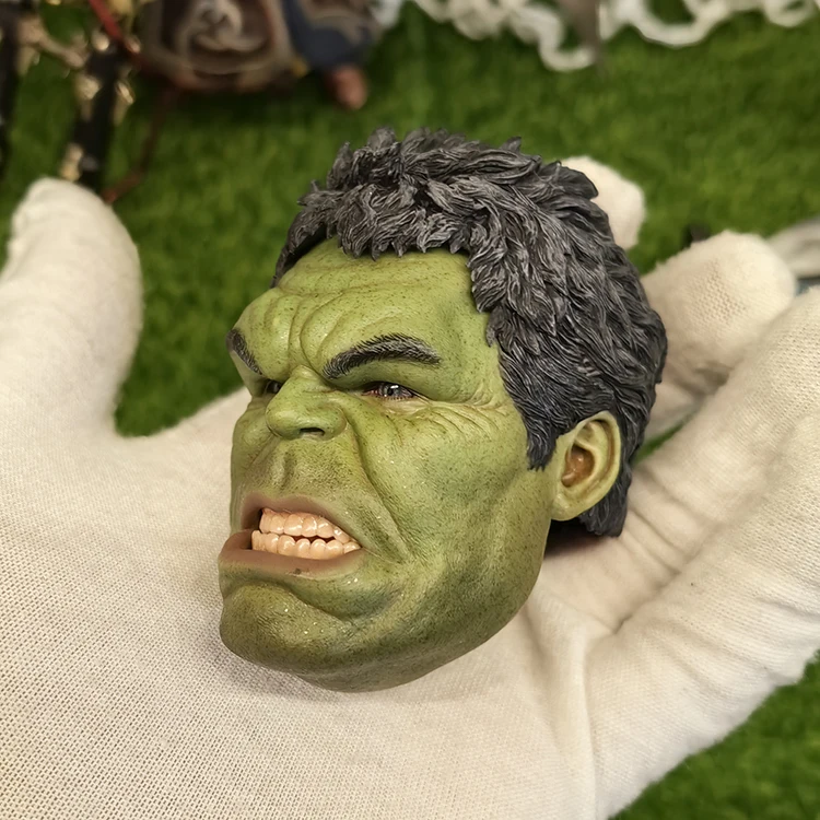 Spot Original Dismantling 1/6 HOTTOYS Avengers Hulk Movable Eye Head Sculpture