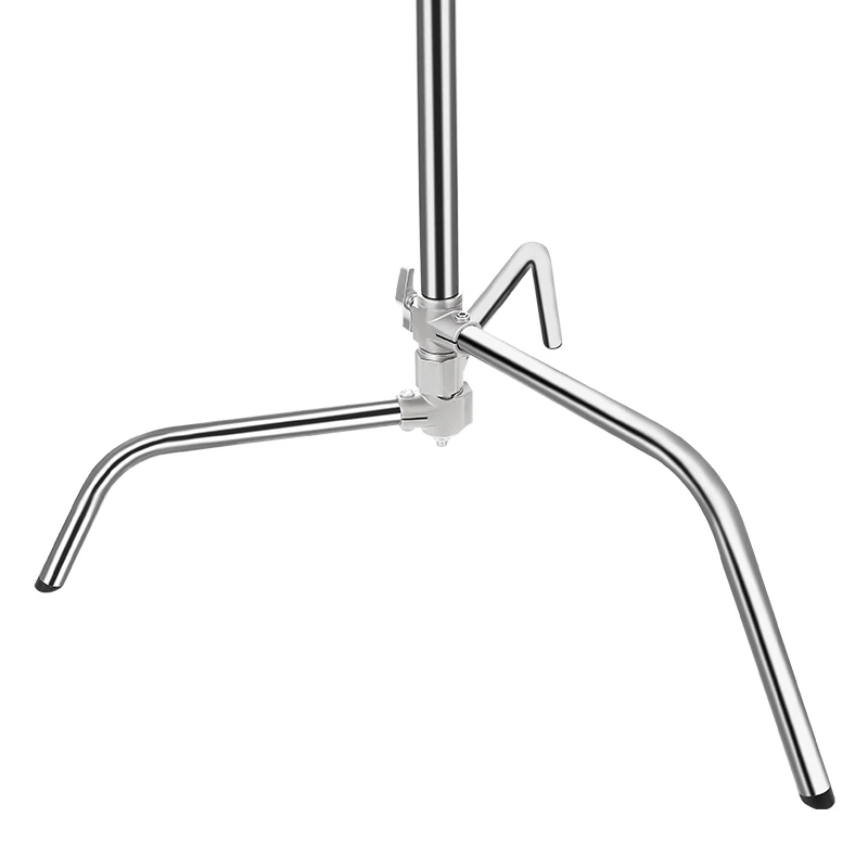 

2025 hot sale Heavy-Duty Stainless Steel C Stand Tripod 1.5-3.3 Extendable Light Stand for Photography Video Folding & Adjustab