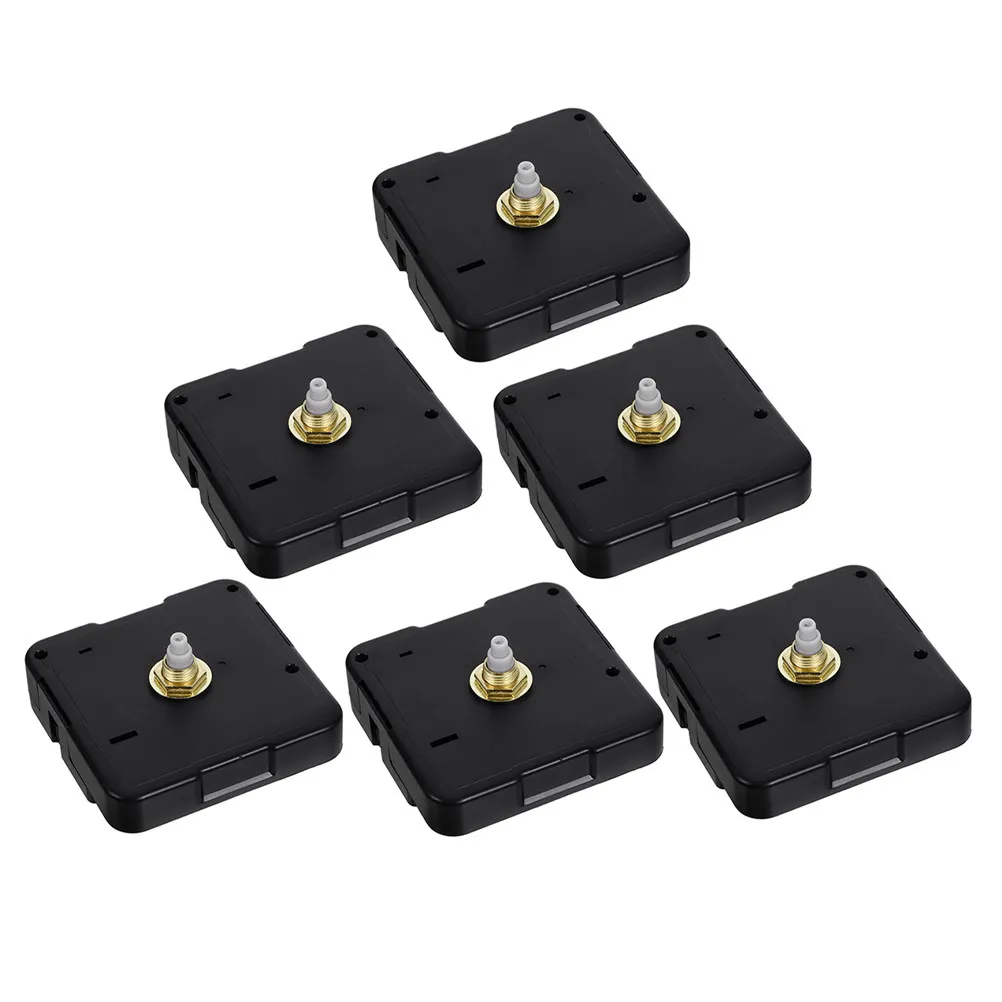 6Pcs Quartz Clock Movement Silent DIY Wall Clock Mechanism Replacement Repair Kit Accurate Timekeeping Parts Watch Parts DIY