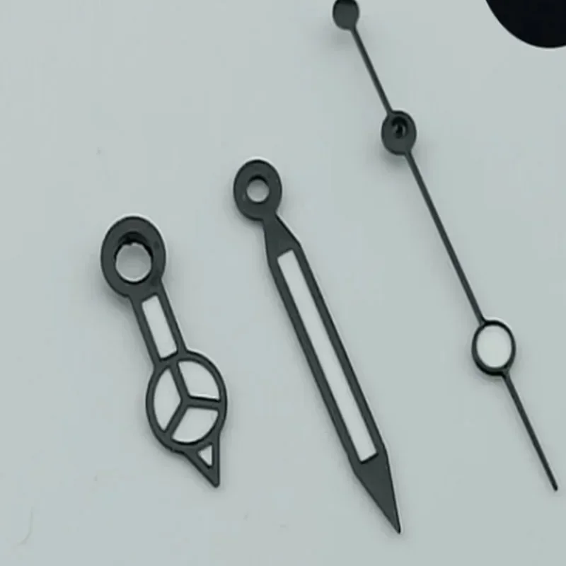 Wskazówki zegarka dla ruchu NH35/36/4R/7S zielone świecące 3 Pin 8mm 12mm 12.5mm wskaźniki zegarka akcesoria narzędzia do naprawy zegarków na rękę