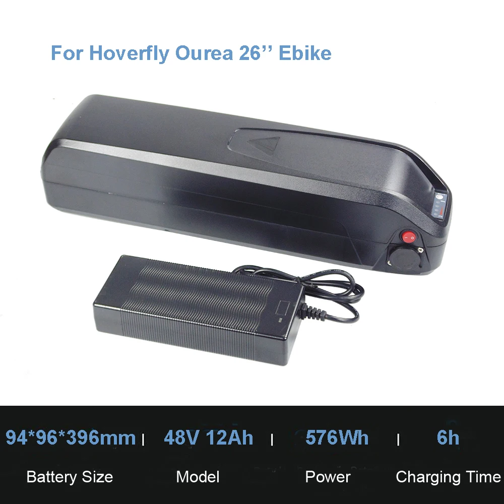 Elektrische Fiets Fiets Lithium Batterij 36V 12ah 48V 7.8ah 15ah 18ah Voor Ouxi V8 Samebike M20-Ⅲ Hoverfly Ourea Rcb Rk15 Ebike