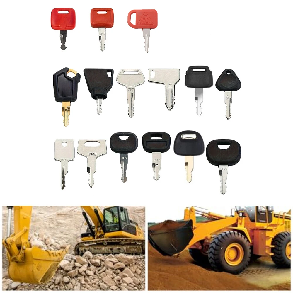 15-teiliges Zündschlüssel-Set für Baumaschinen von Yanmar, JCB, Volvo, CAT, Kubota, Takeuchi, Liebherr, John Deere, Bagger und Traktoren – Detail 4